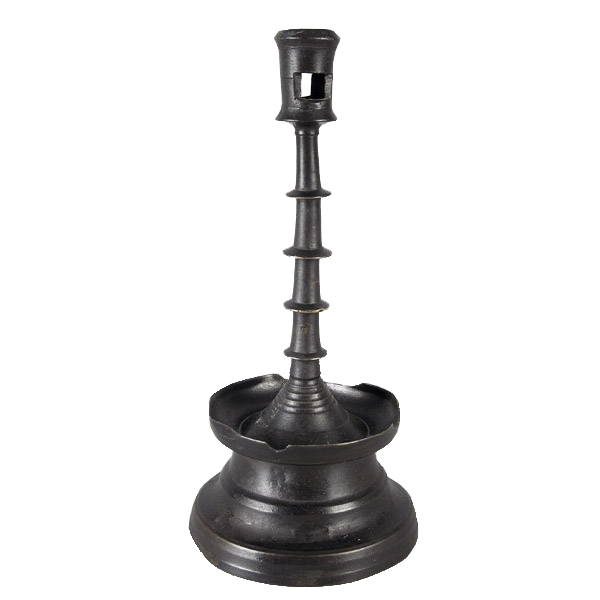 Gothic Four-Knop High-Skirt Candle Stick, Image 1